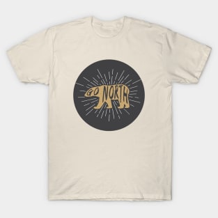 The Hiking Life Style - Go North T-Shirt